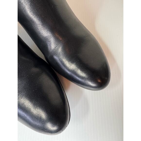 ECCO‎ Hope Knee High Boots Size 8.5/ 39 Black Leather Riding Equestrian Western - Picture 5 of 14